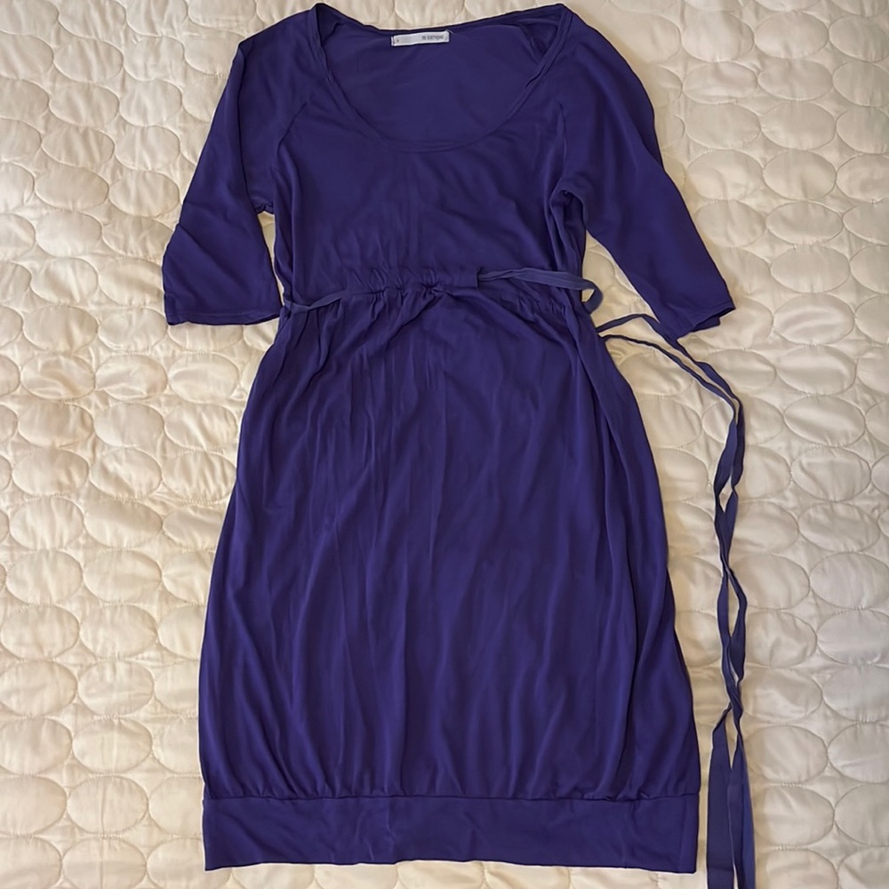 Soft purple casual dress